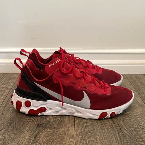 Nike Other - Nike React element 87 running shoes Red Sz 10.5 used